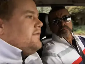 George Michael en 'Carpool Karaoke' con James Corden George Michael en 'Carpool Karaoke' con James Corden
