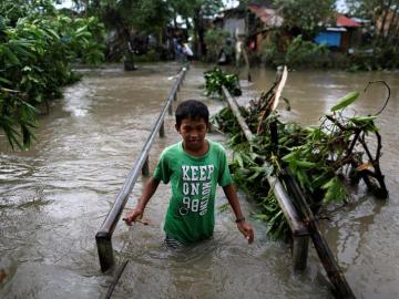 Tifón en Filipinas