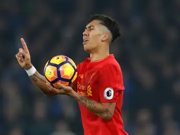 Roberto Firmino, en un partido del Liverpool Roberto Firmino, en un partido del Liverpool