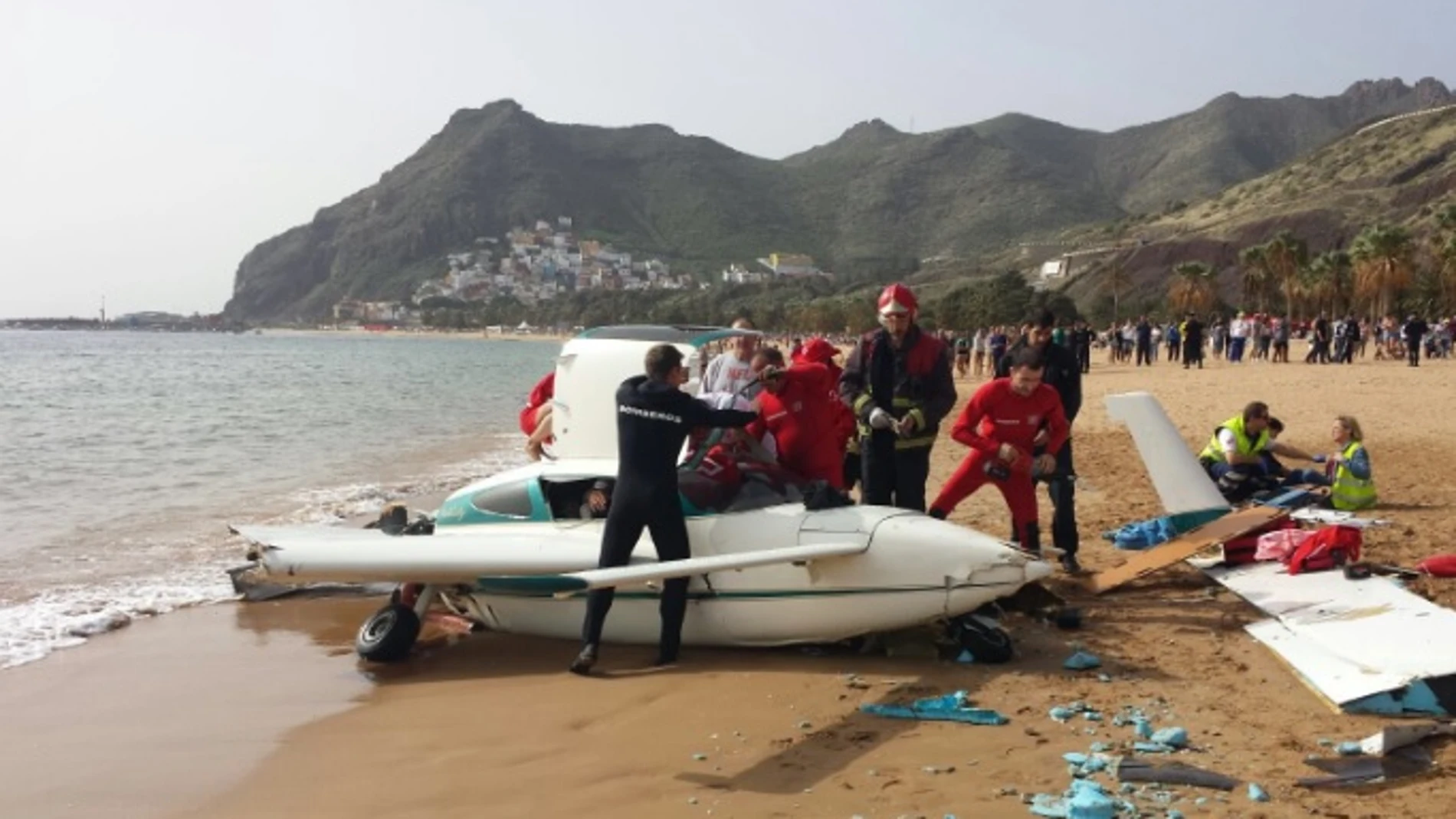 La avioneta estrellada La avioneta estrellada