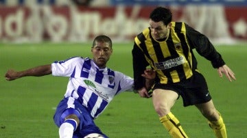 Marcelo Romero, durante un partido con el Málaga