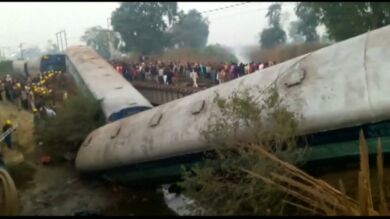 Al menos 43 personas han resultado heridas en un accidente de tren en el norte de la India