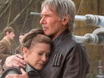 Carrie Fisher y Harrison Ford Carrie Fisher y Harrison Ford