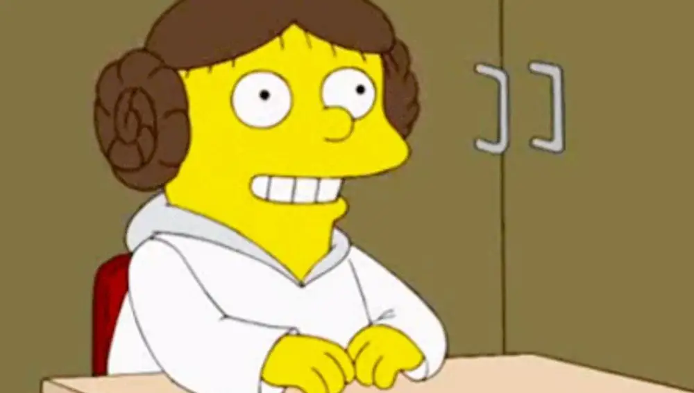 La princesa Leia en 'Los Simpson'