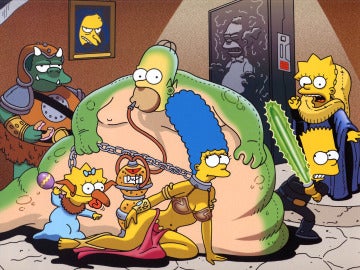 'Los Simpson' como 'Star Wars'