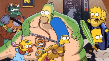 'Los Simpson' como 'Star Wars'