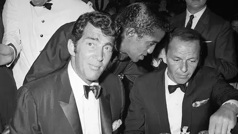 Dean Martin, Sammy Davis Junior y Frank Sinatra Dean Martin, Sammy Davis Junior y Frank Sinatra