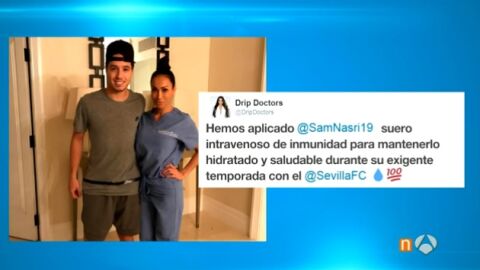 Nasri y su tratamiento en EEUU