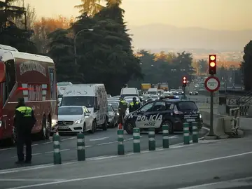 Controles en los accesos a Madrid Controles en los accesos a Madrid