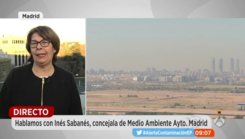 La concejal de Medio Ambiente de Madrid, Inés Sabanés