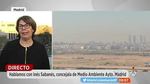 La concejal de Medio Ambiente de Madrid, Inés Sabanés La concejal de Medio Ambiente de Madrid, Inés Sabanés