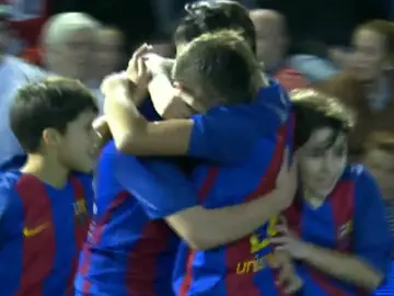 Xavi Planas celebra un gol Xavi Planas celebra un gol