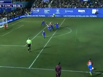 Gol del Atleti en la LaLiga Promise Gol del Atleti en la LaLiga Promise