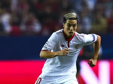 Nasri, en un partido con el Sevilla Nasri, en un partido con el Sevilla