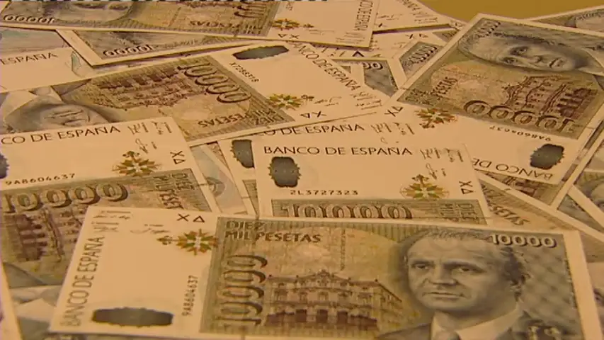 Frame 21.591656 de: Los españoles conservan 1.642 millones de euros en pesetas Frame 21.591656 de: Los españoles conservan 1.642 millones de euros en pesetas