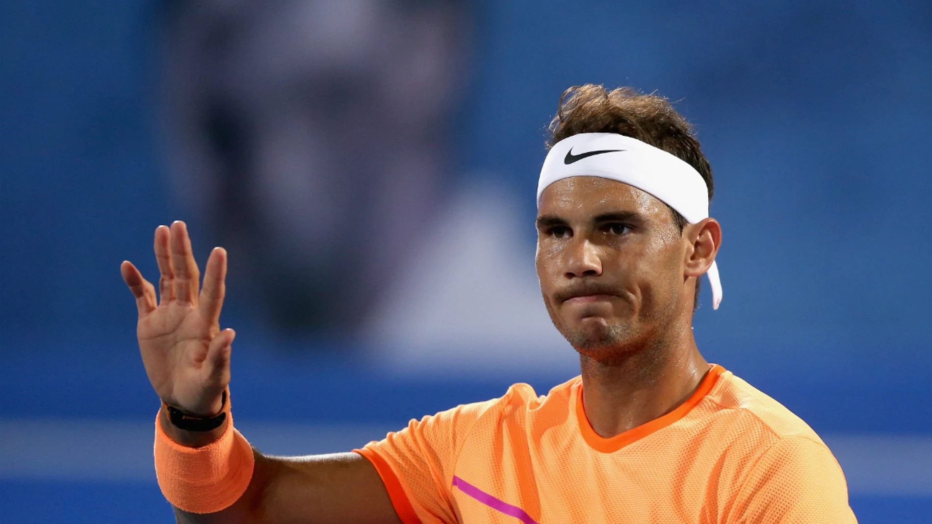 Nadal, en un partido Nadal, en un partido