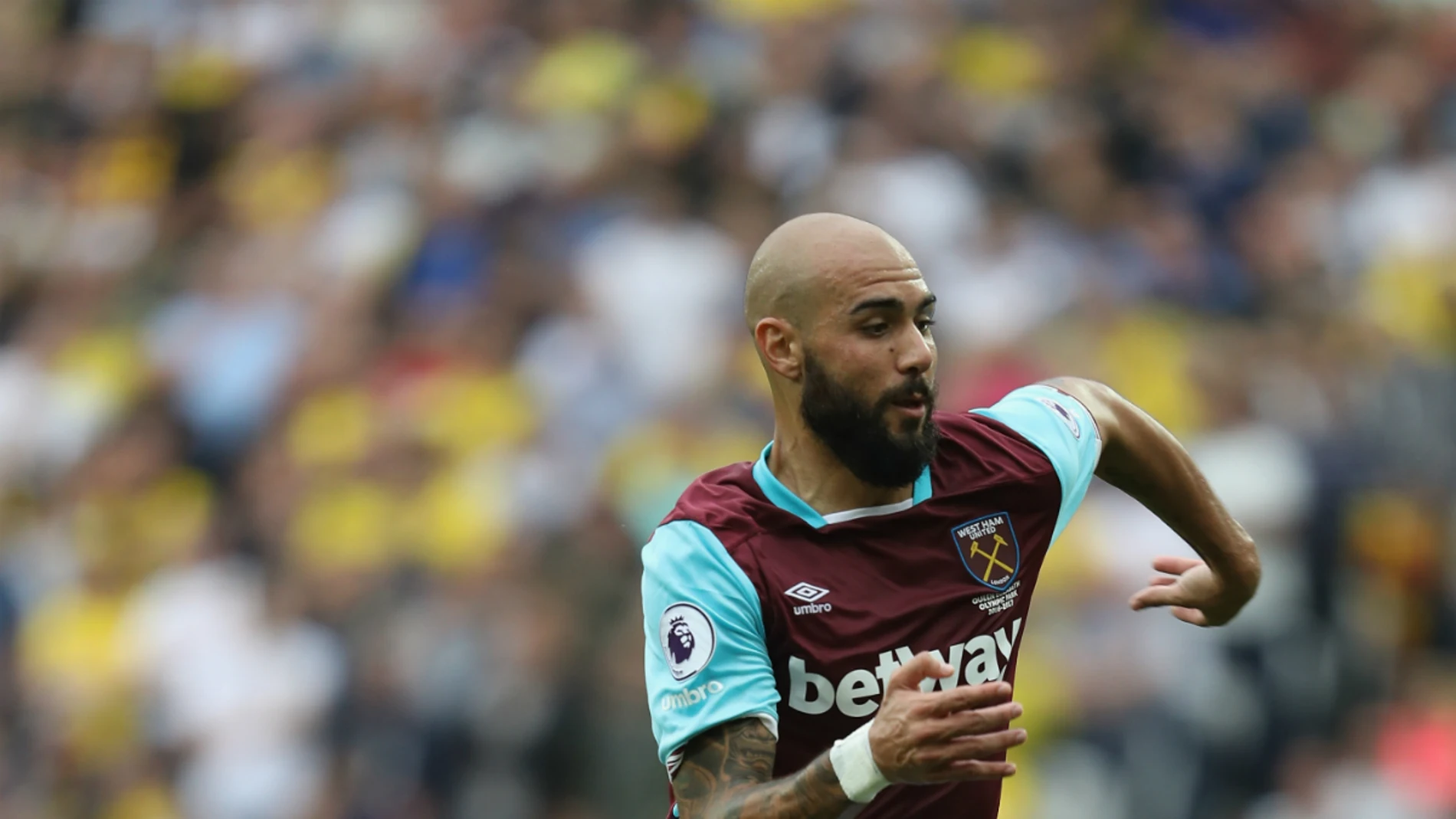 Zaza, con el West Ham Zaza, con el West Ham