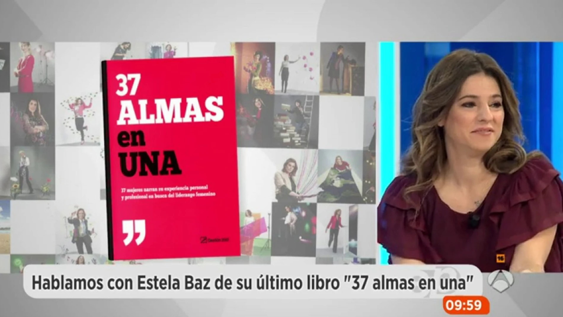 Estela Baz, presenta su libro '37 almas'