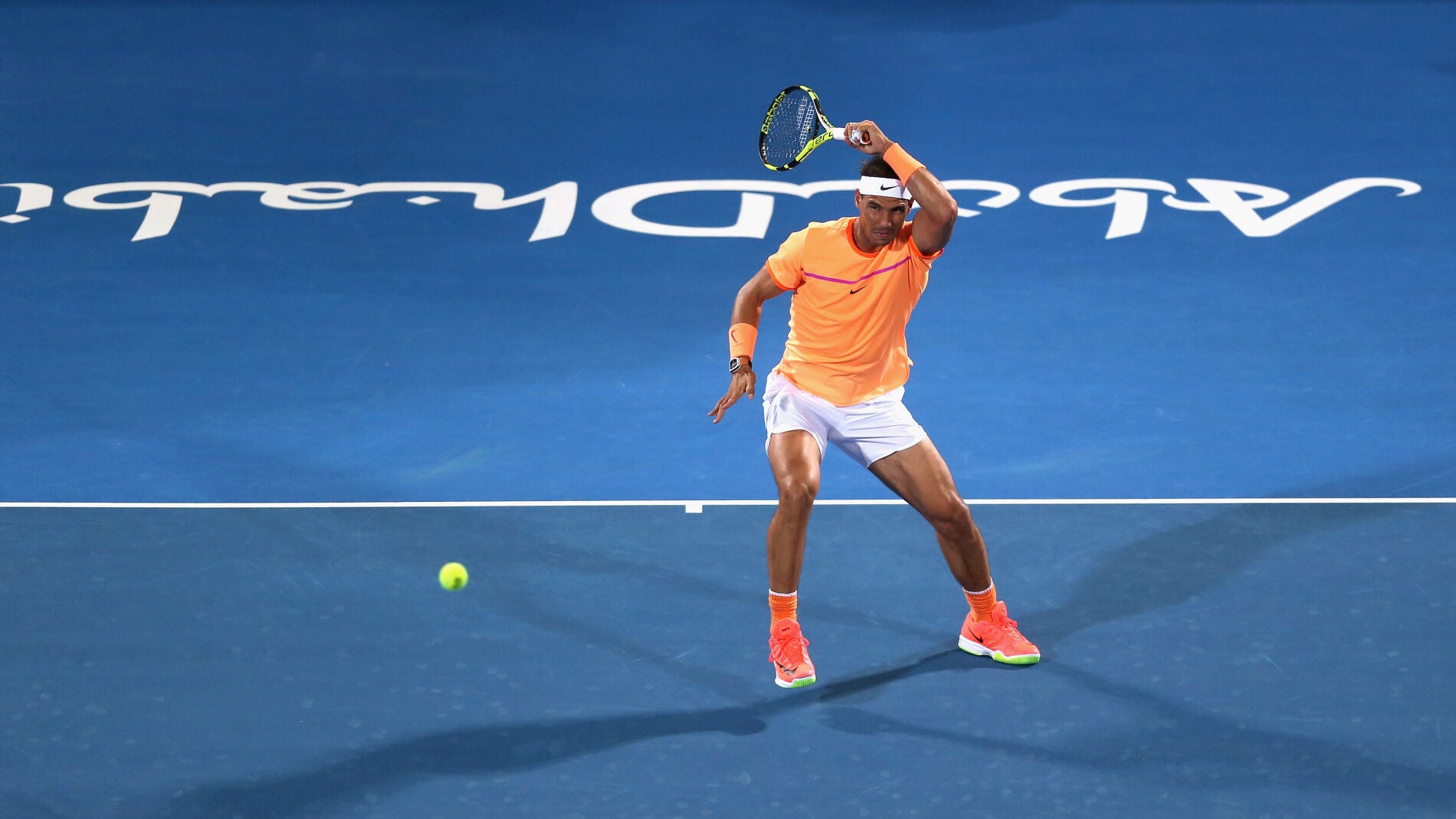 Rafa Nadal, durante el partido contra Raonic