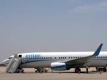 Avión de la aerolínea polaca Enter Air Avión de la aerolínea polaca Enter Air