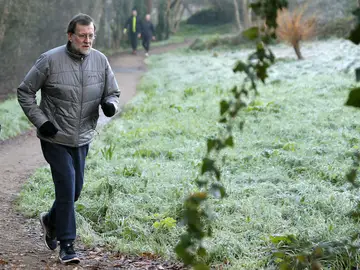 Mariano Rajoy realiza la Ruta da Pedra e da Auga Mariano Rajoy realiza la Ruta da Pedra e da Auga