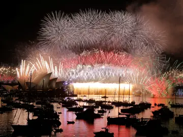 Fuegos artificiales en Sydney Fuegos artificiales en Sydney
