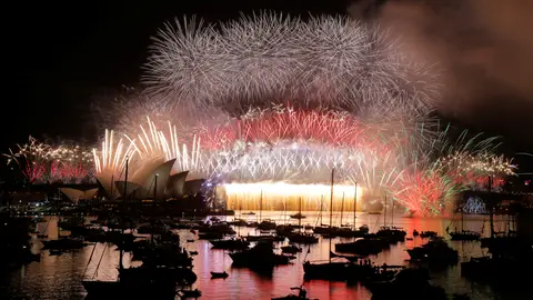 Fuegos artificiales en Sydney AÑO NUEVO 2017
