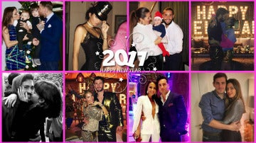 Así dieron los famosos la bienvenida al 2017