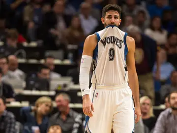 Ricky Rubio, frustrado durante un partido Ricky Rubio, frustrado durante un partido