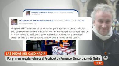 El padre de Nadia denunció en Facebook 