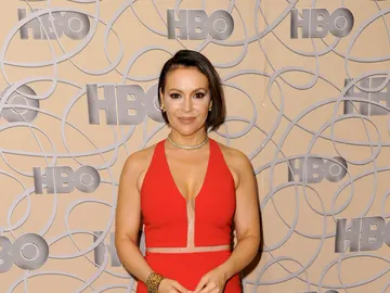 Alyssa Milano en la fiesta de HBO Alyssa Milano en la fiesta de HBO