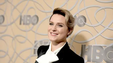 Evan Rachel en la fiesta de HBO Post fiestas de los Globos de Oro 2017