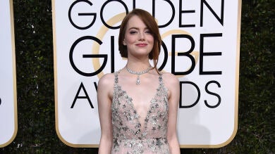 La cobra de Damien Chazelle a Emma Stone durante la gala de los Globos de Oro 2017