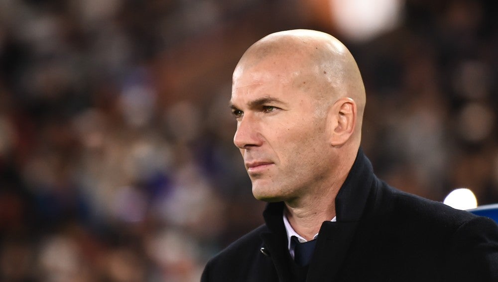 Zidane en un partido
