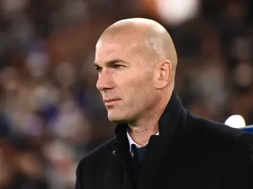 Zidane en un partido Zidane en un partido