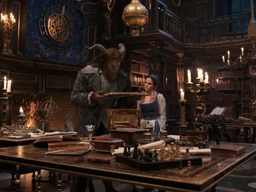 Dan Stevens y Emma Watson en 'La Bella y la Bestia' Dan Stevens y Emma Watson en 'La Bella y la Bestia'