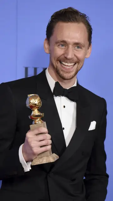 Tom Hiddleston en los Globos de Oro 2017 Tom Hiddleston en los Globos de Oro 2017