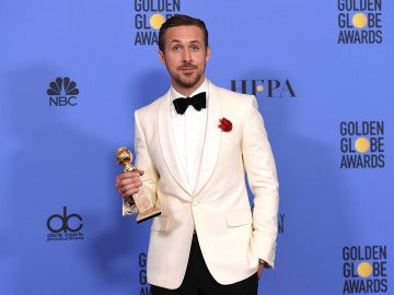 Ryan Gosling con su Globo de Oro