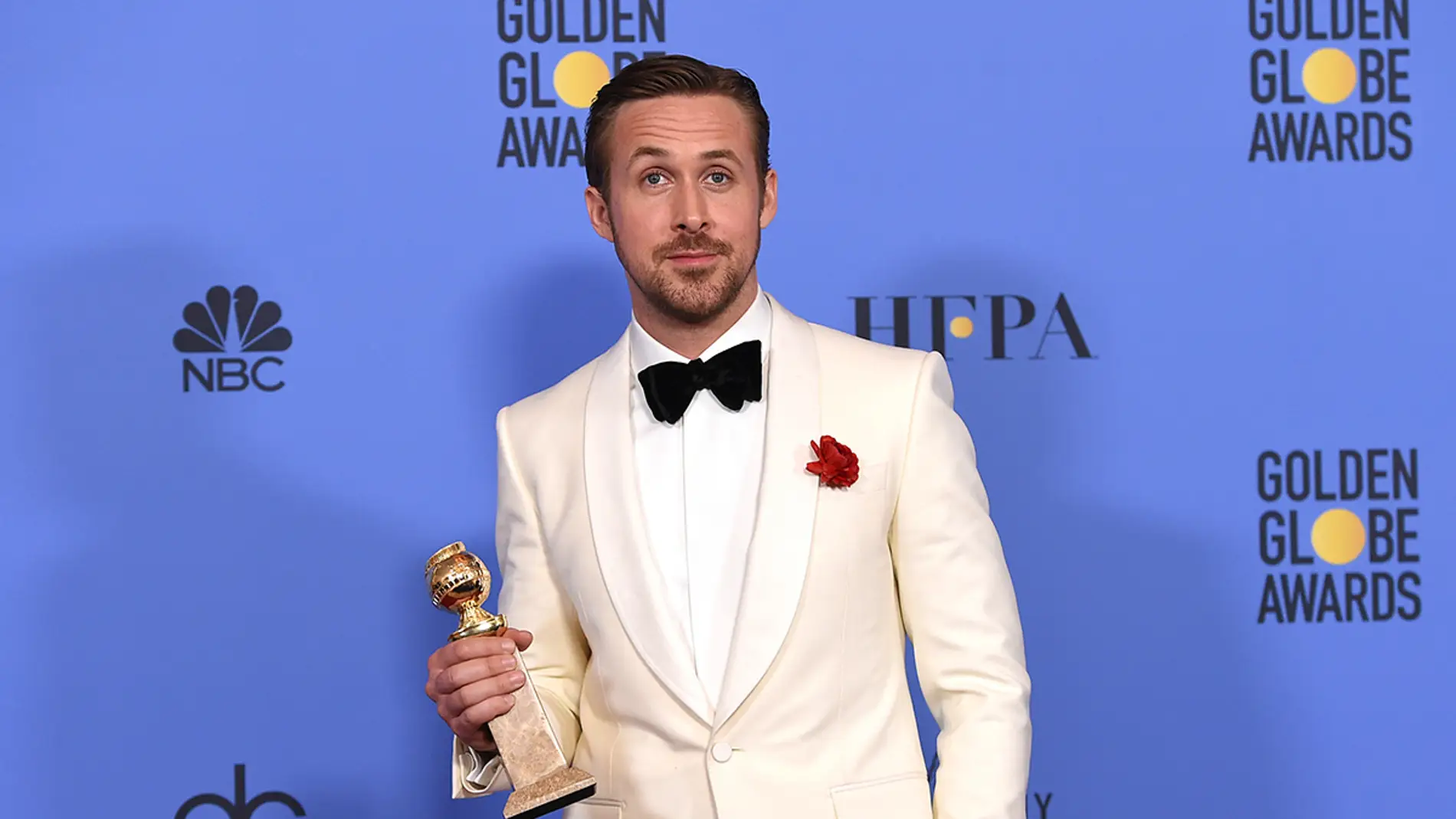 Ryan Gosling con su Globo de Oro