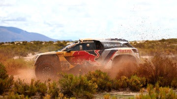 Sebastien Loeb durante una etapa del Rally Dakar