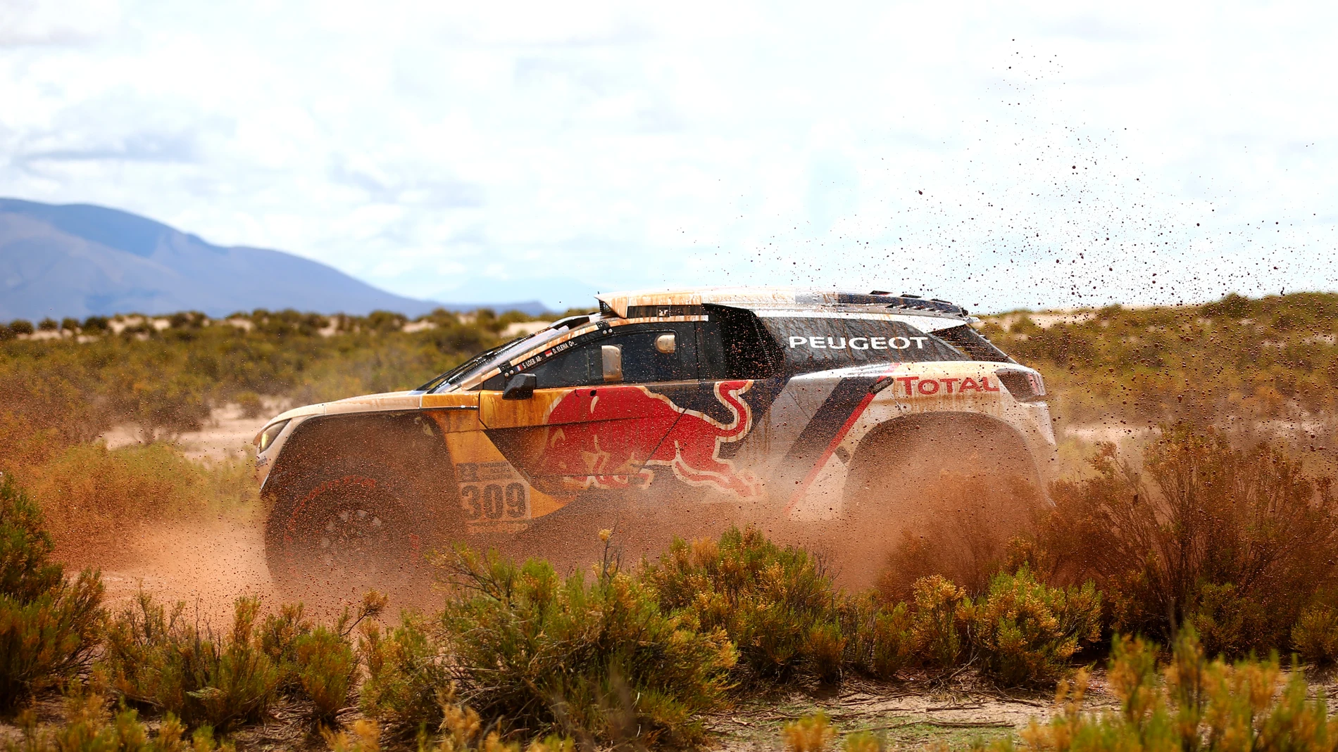 Sebastien Loeb durante una etapa del Rally Dakar Sebastien Loeb durante una etapa del Rally Dakar