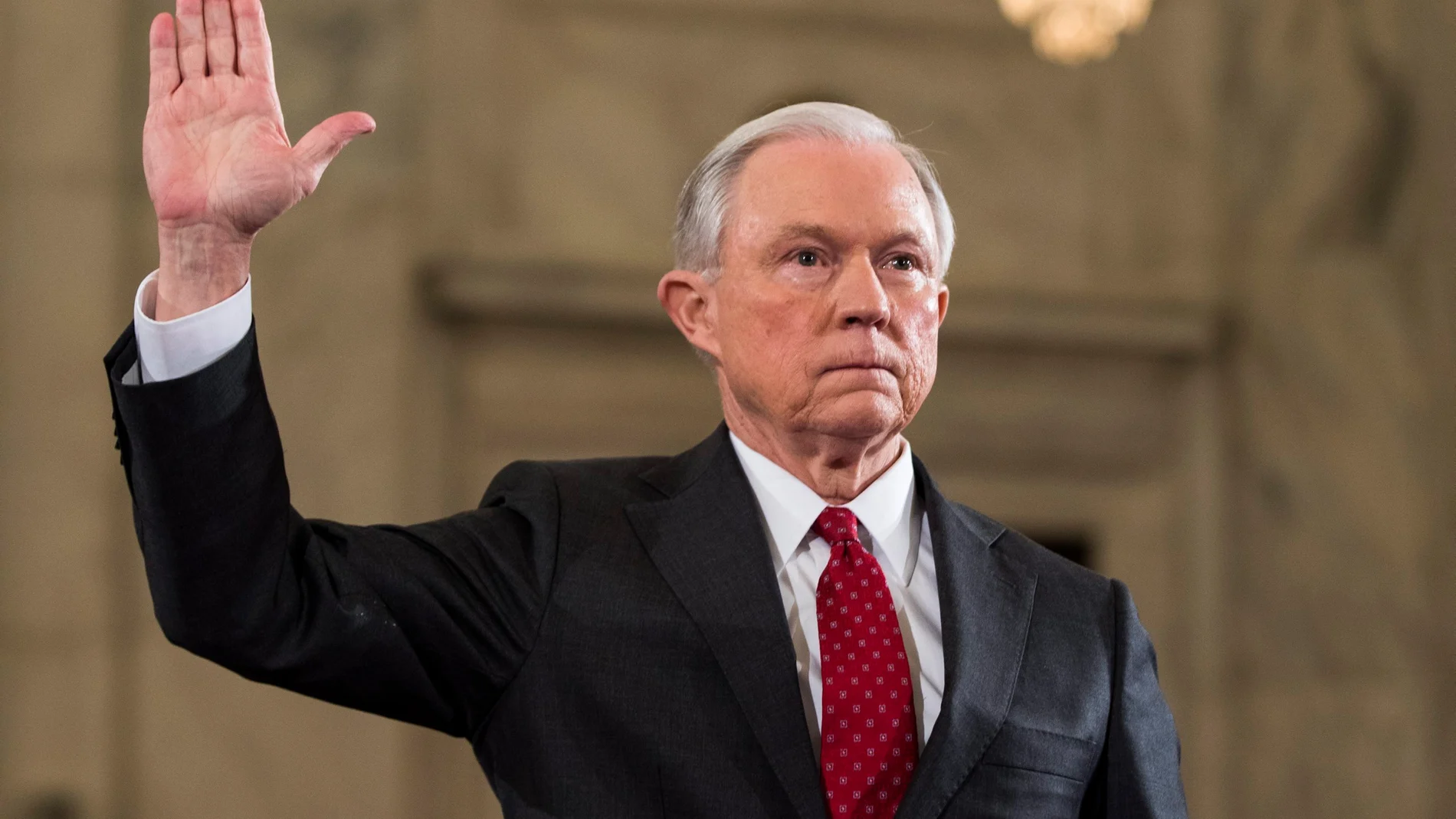 Jeff Sessions testifica durante su audiencia para aceptar su cargo como fiscal general de EEUU Jeff Sessions testifica durante su audiencia para aceptar su cargo como fiscal general de EEUU
