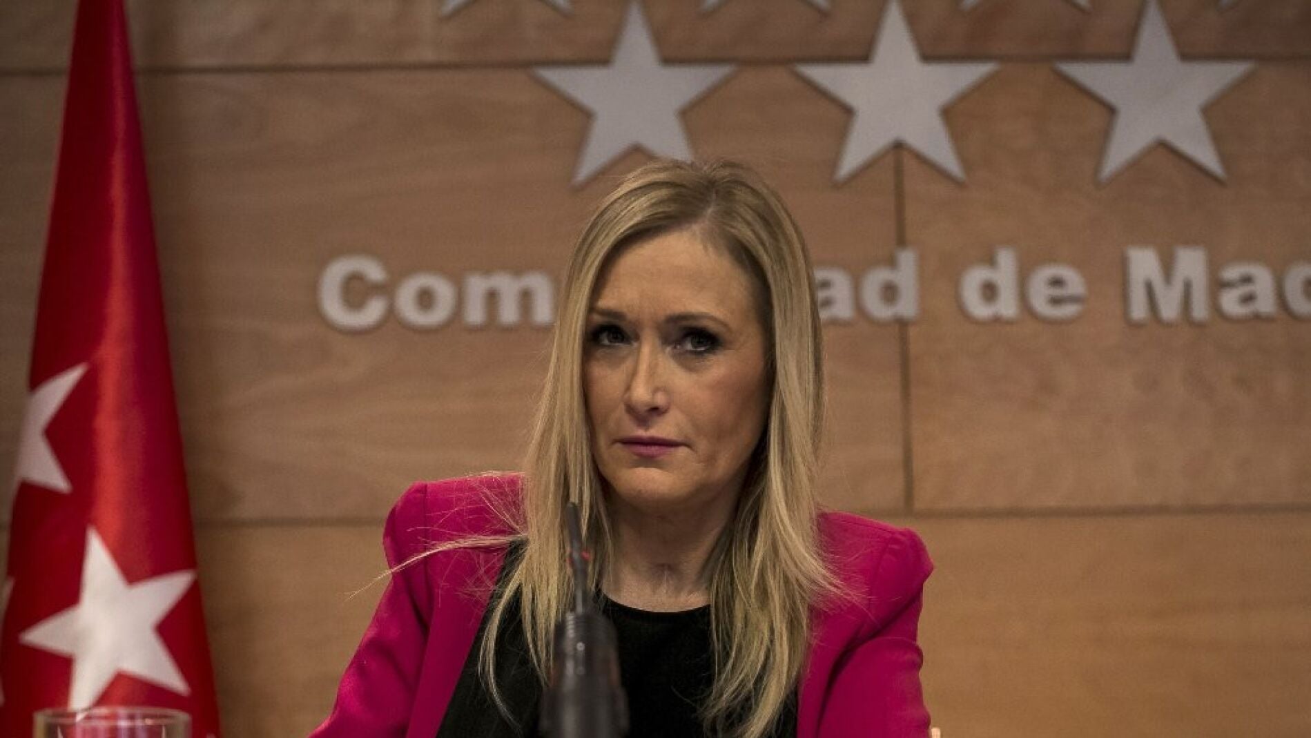 Cristina Cifuentes ante los medios