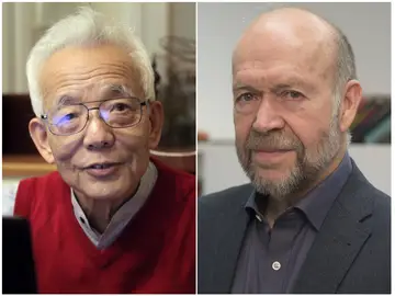 Los climatólogos Syukuro Manabe (i) y James Hansen (d), premios BBVA Los climatólogos Syukuro Manabe (i) y James Hansen (d), premios BBVA