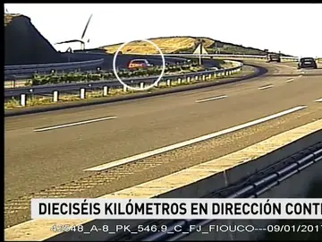 Coche circulando en sentido contrario Coche circulando en sentido contrario