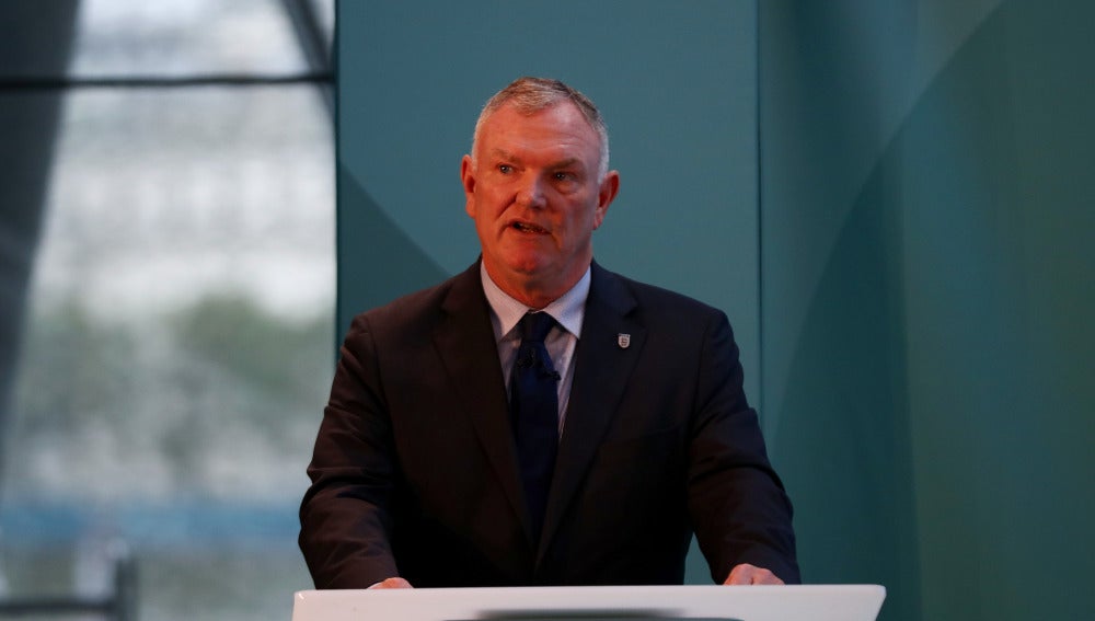Greg Clarke, presidente de la Federación inglesa