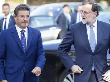 Mariano Rajoy y Rafael Catalá Mariano Rajoy y Rafael Catalá