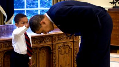 Los fotógrafos de la Casa Blanca han captado a los últimos presidentes de los EEUU en situaciones sorprendentes