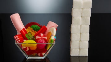 Equivalencia de el azúcar que contienen las chucherías
