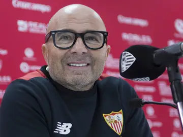 Jorge Sampaoli, en rueda de prensa Jorge Sampaoli, en rueda de prensa